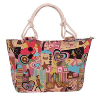 Big Folding Handbag Tote Canvas Beach Bag